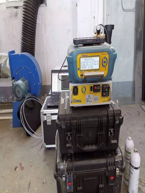 汽油車監(jiān)測現(xiàn)場驗(yàn)證測試非甲烷總烴濃度變化